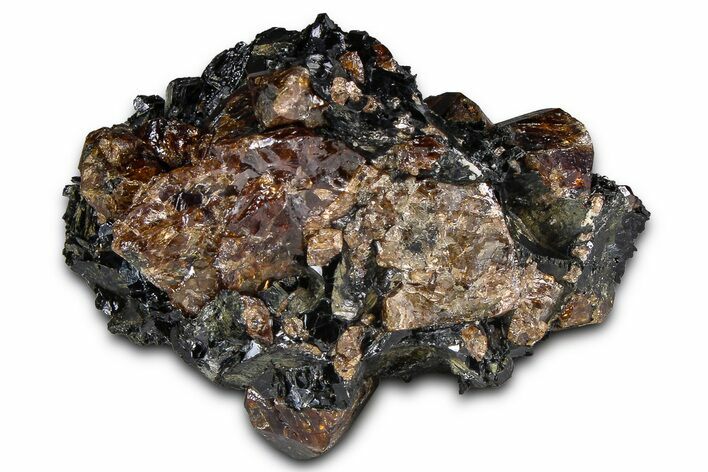 Fluorescent Zircon Crystals in Biotite Schist - Norway #363930